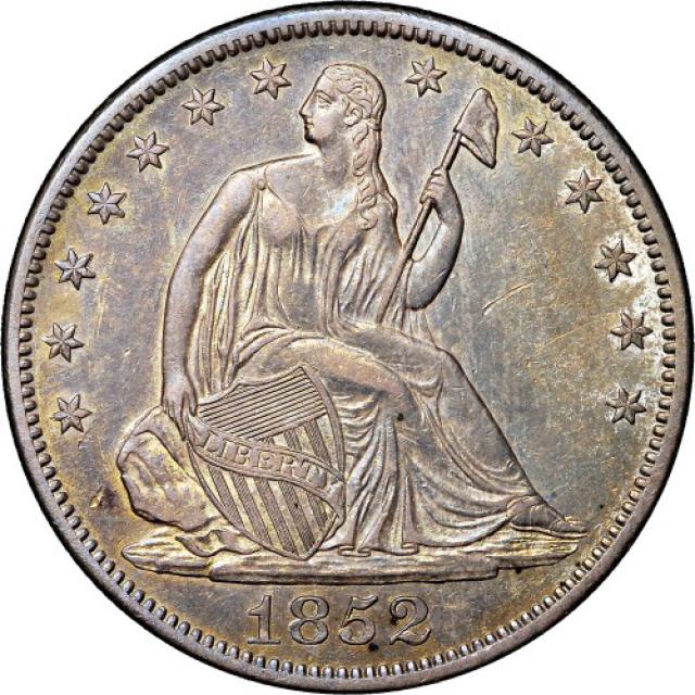 Монета Seated Liberty Half Dollar, ½ долара 1852, США, США