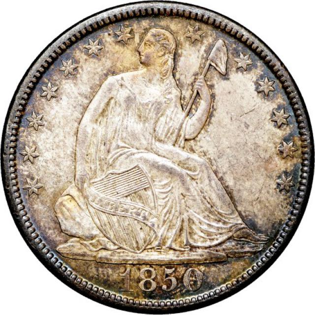 Монета Seated Liberty Half Dollar, ½ долара 1850, США, США