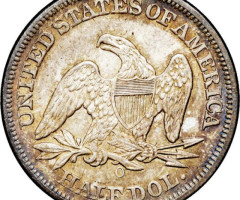 Монета Seated Liberty Half Dollar, ½ долара 1850, США, США