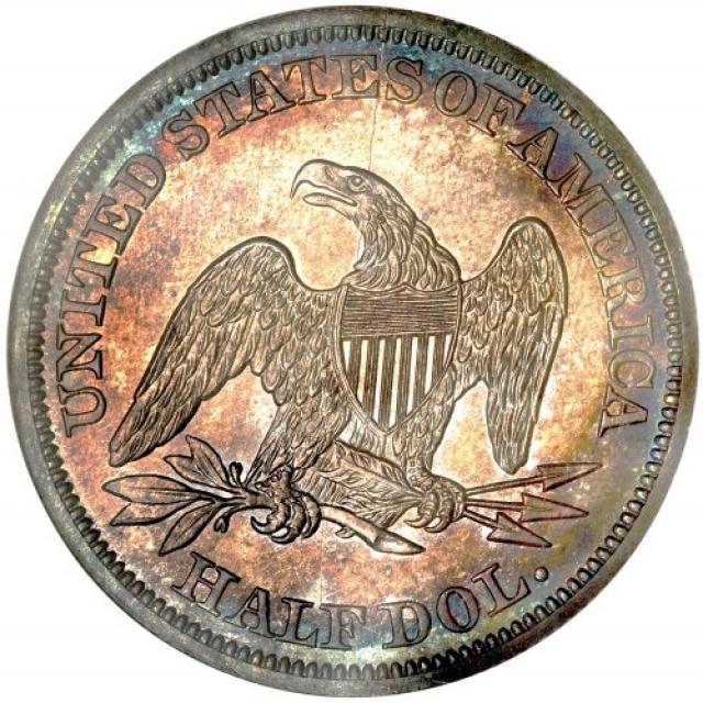 Монета Seated Liberty Half Dollar, ½ долара 1843, США, США