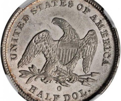 Монета Seated Liberty Half Dollar, ½ долара 1841, США, США