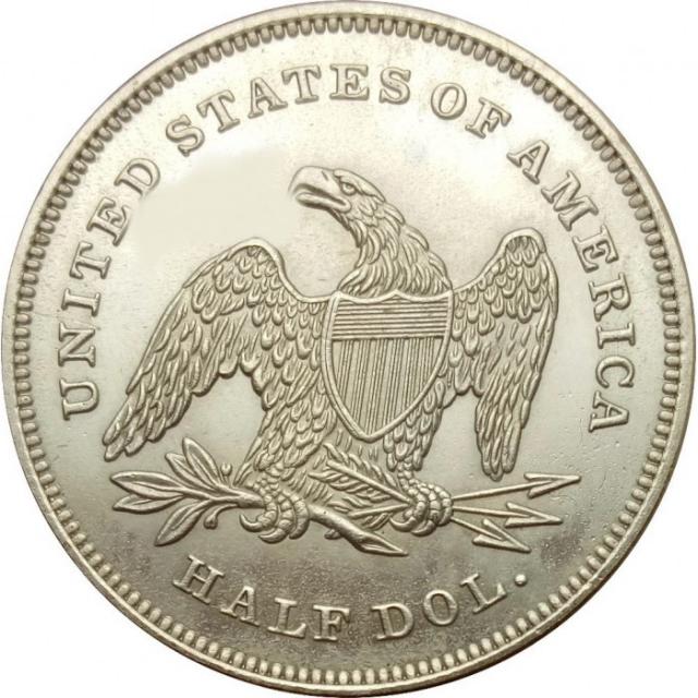 Монета Seated Liberty Half Dollar, ½ долара 1839, США, США