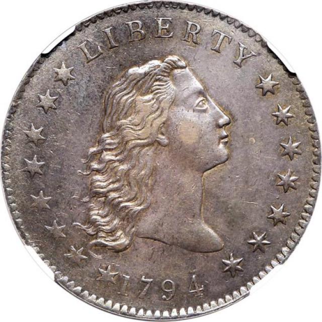 Монета Flowing Hair Dollar, 1 долар 1794, США, США