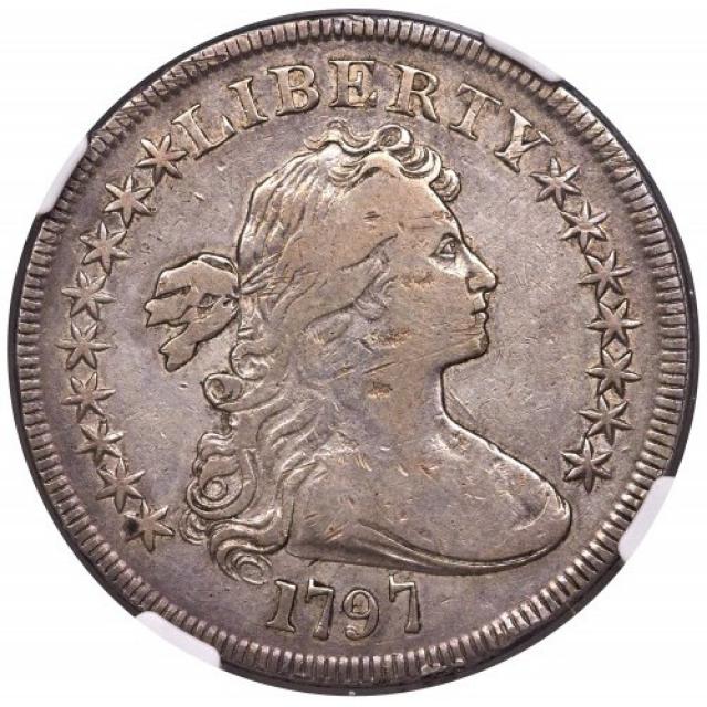 Монета Draped Bust Dollar, 1 долар 1797, США, США