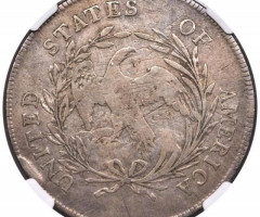 Монета Draped Bust Dollar, 1 долар 1797, США, США