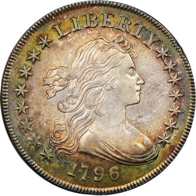 Монета Draped Bust Dollar, 1 долар 1796, США, США