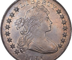Монета Draped Bust Dollar, 1 долар 1795, США, США