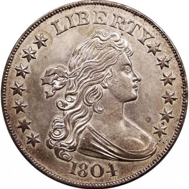 Монета Draped Bust Dollar, 1 долар 1804, США, США