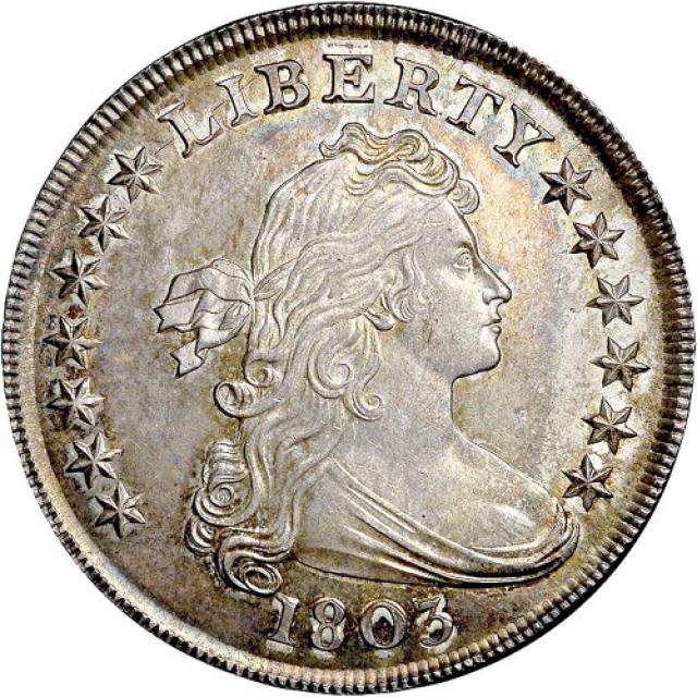 Монета Draped Bust Dollar, 1 долар 1803, США, США