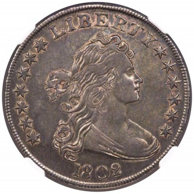Монета Draped Bust Dollar, 1 долар 1802, США, США