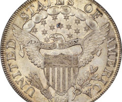 Монета Draped Bust Dollar, 1 долар 1801, США, США