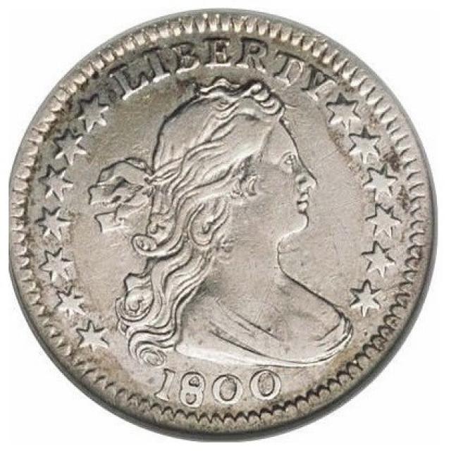 Монета Draped Bust Dollar, 1 долар 1800, США, США