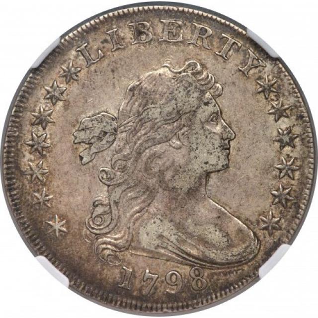 Монета Draped Bust Dollar, 1 долар 1798, США, США