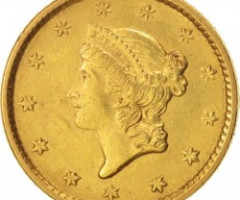 Монета Liberty Head, 1 долар 1852, США, США
