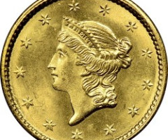 Монета Liberty Head, 1 долар 1851, США, США