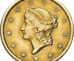 Монета Liberty Head, 1 долар 1849, США, США