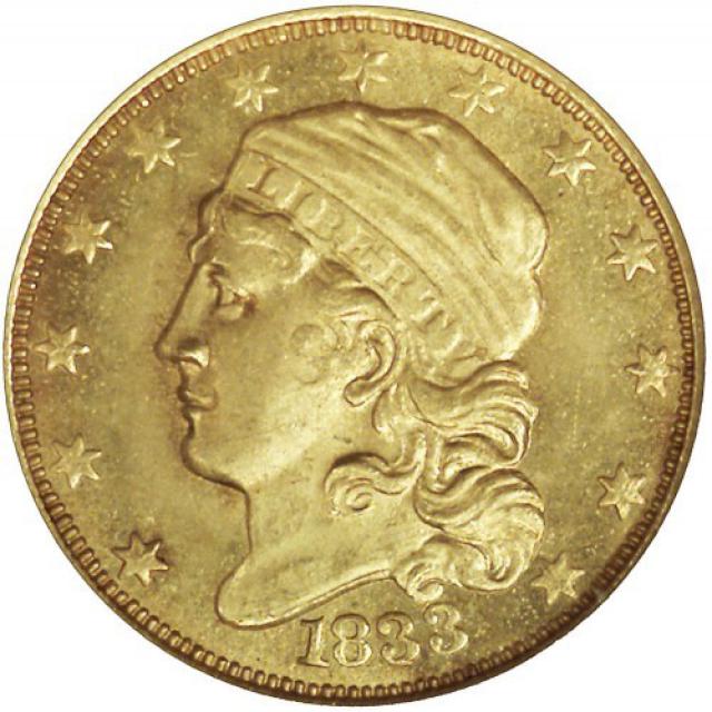 Монета Turban Head Quarter Eagle, 2½ долара 1833, США, США