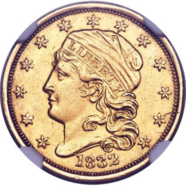 Монета Turban Head Quarter Eagle, 2½ долара 1832, США, США