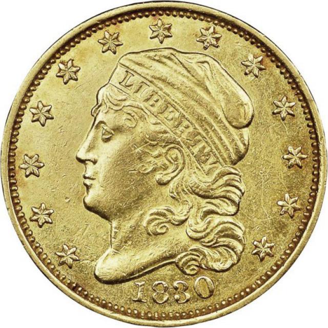 Монета Turban Head Quarter Eagle, 2½ долара 1830, США, США