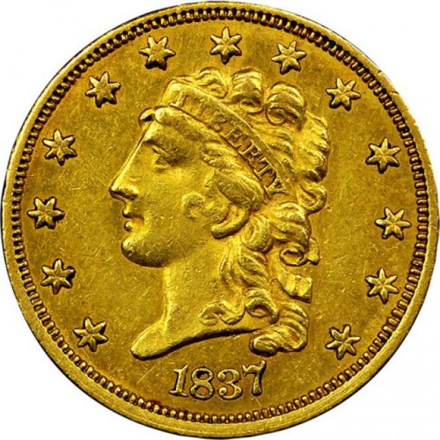 2½ долара 1837, США, США