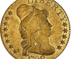Монета Half Eagle, 5 доларів 1798, США, Капа Свободи