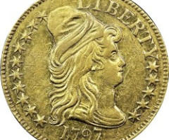 Монета Half Eagle, 5 доларів 1797, США, Капа Свободи