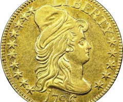 Монета Half Eagle, 5 доларів 1796, США, Капа Свободи
