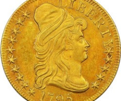 Монета Half Eagle, 5 доларів 1795, США, Капа Свободи