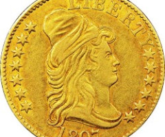 Монета Half Eagle, 5 доларів 1807, США, Капа Свободи