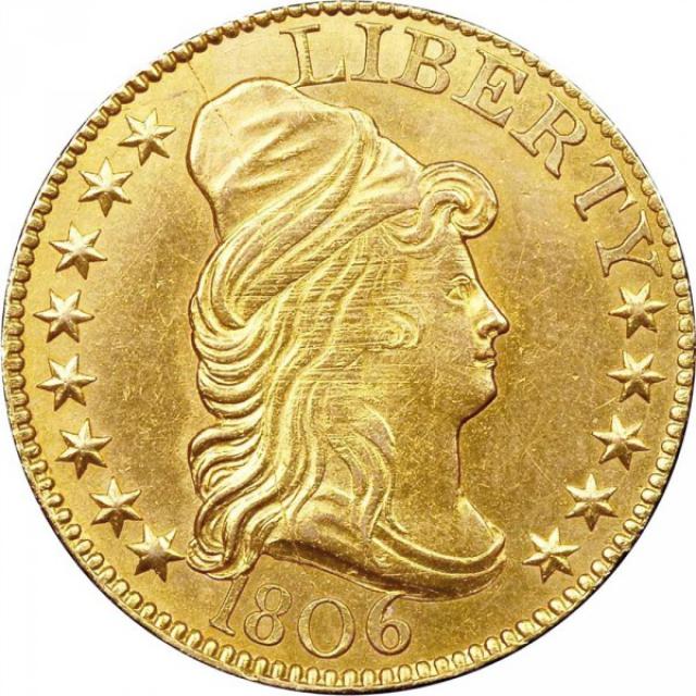 Монета Half Eagle, 5 доларів 1806, США, Капа Свободи