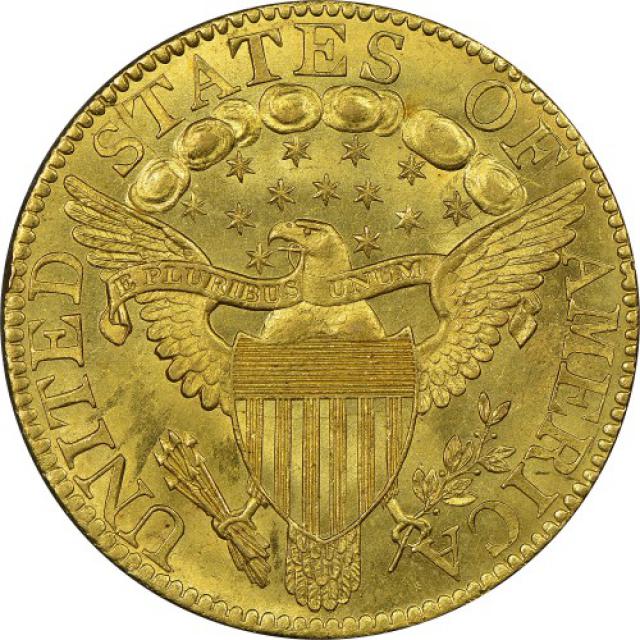 Монета Half Eagle, 5 доларів 1802, США, Капа Свободи