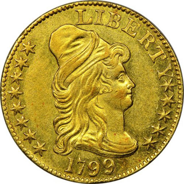 Монета Half Eagle, 5 доларів 1799, США, Капа Свободи