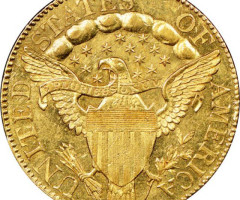 Монета Half Eagle, 5 доларів 1798, США, Капа Свободи