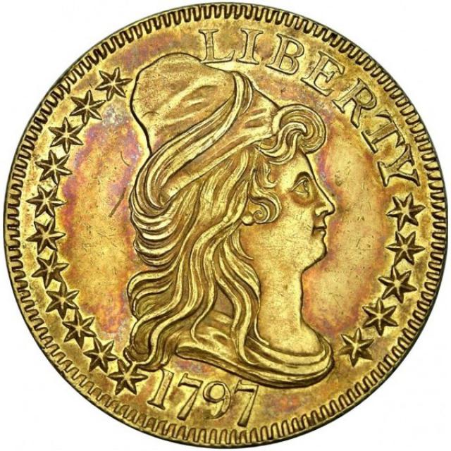 Монета Half Eagle, 5 доларів 1797, США, Капа Свободи