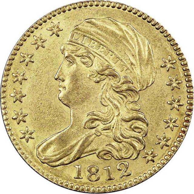 Монета Capped Bust, 5 доларів 1812, США, США