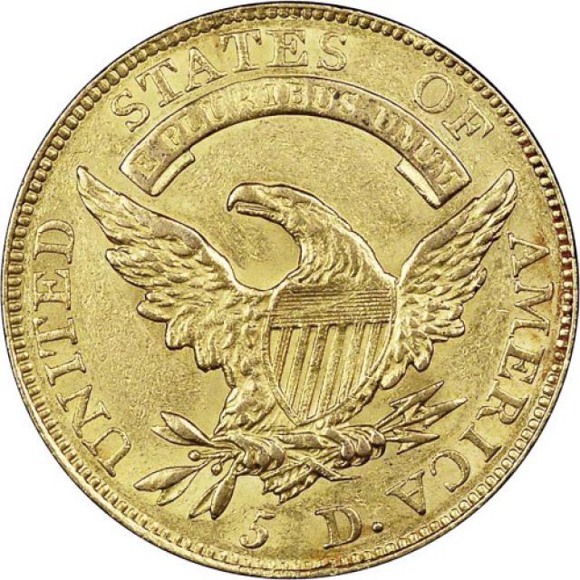 Монета Capped Bust, 5 доларів 1812, США, США