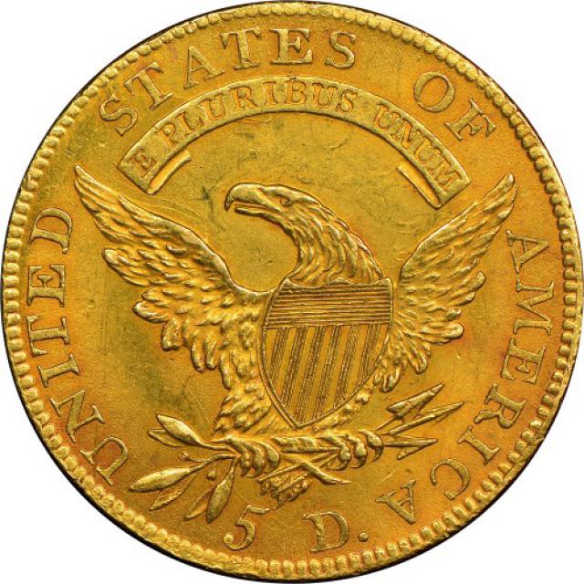 Монета Capped Bust, 5 доларів 1809, США, США
