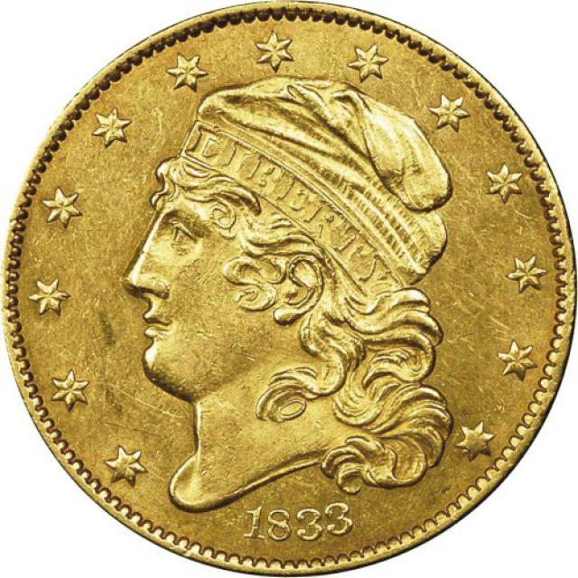 5 доларів 1833, США, США