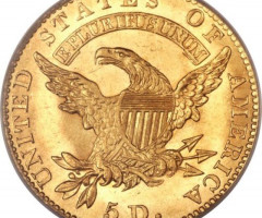 5 доларів 1828, США, США