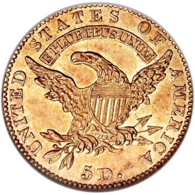 5 доларів 1825, США, США
