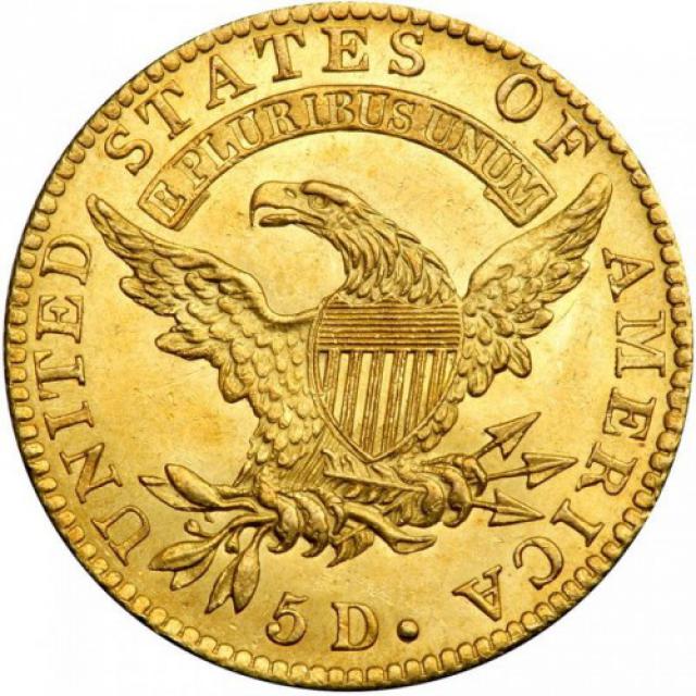 5 доларів 1821, США, США