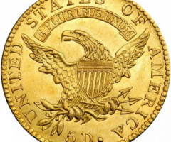 5 доларів 1821, США, США