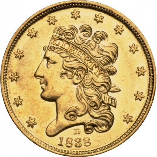 5 доларів 1838, США, США