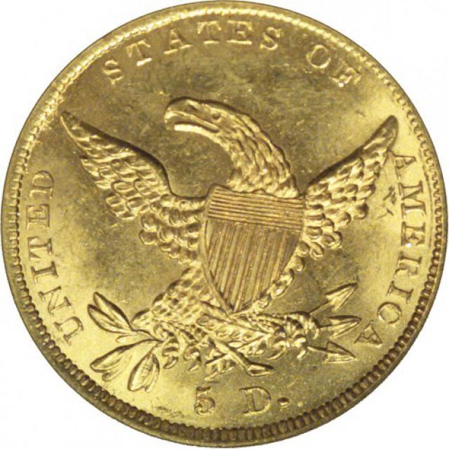 5 доларів 1837, США, США