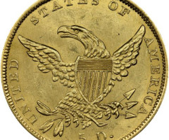 5 доларів 1836, США, США
