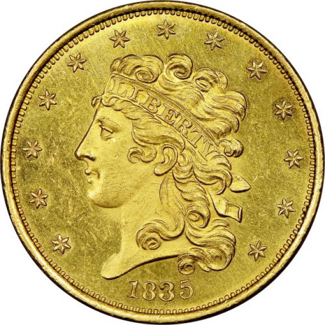 5 доларів 1835, США, США