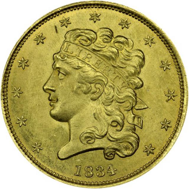 5 доларів 1834, США, США