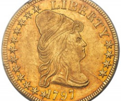Монета Орел, 10 доларів 1797, США, Капа Свободи