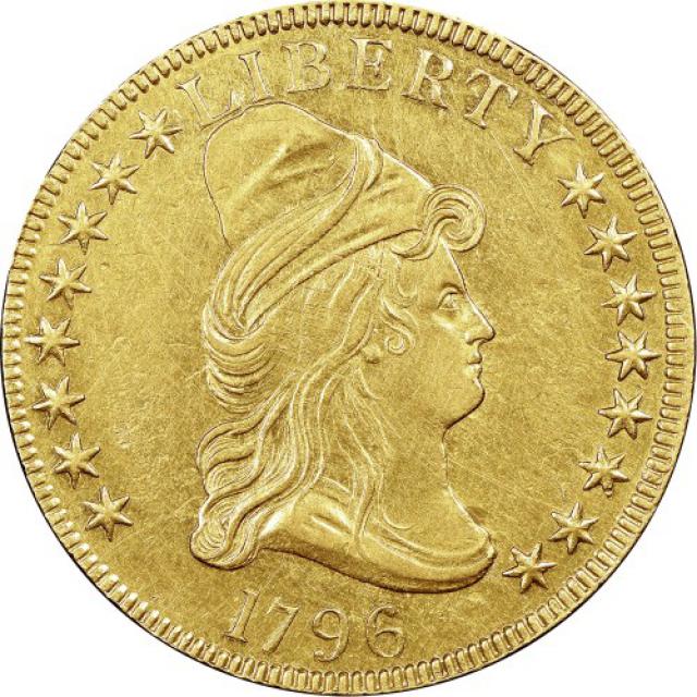 Монета Орел, 10 доларів 1796, США, Капа Свободи