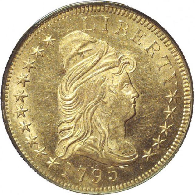 Монета Орел, 10 доларів 1795, США, Капа Свободи